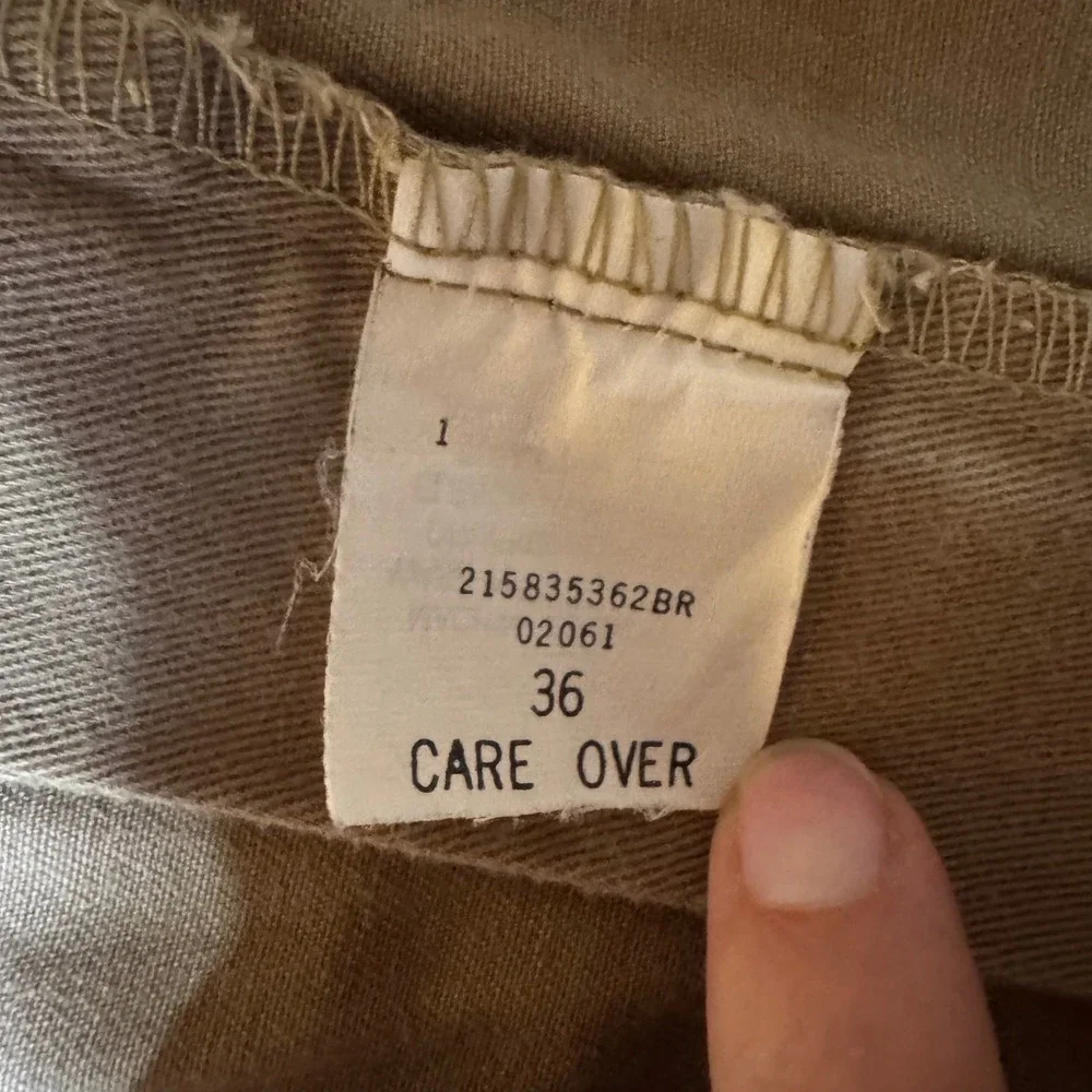 VTG Polo Ralph Lauren Tyler Short Mens 36 Tan Chino Cotton Shorts Y2K Preppy